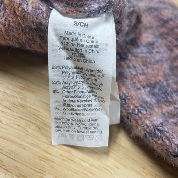 Madewell NWT Space-Dyed Eaton Puff-Sleeve Pullover Sweater Size S Wool Blend - Picture 7 of 11